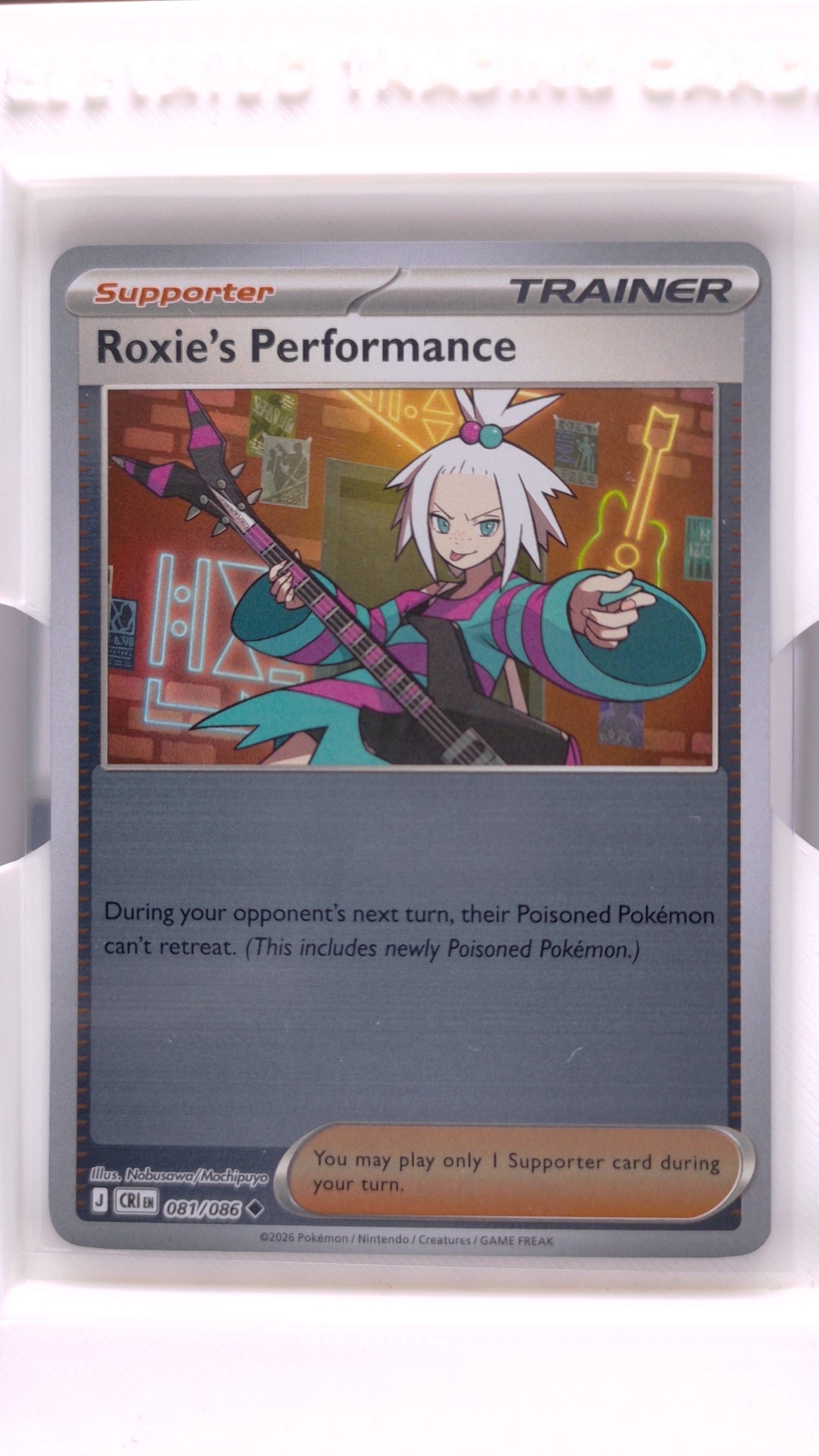 #81 Roxie's Performance Reverse Holo Uncommon - front