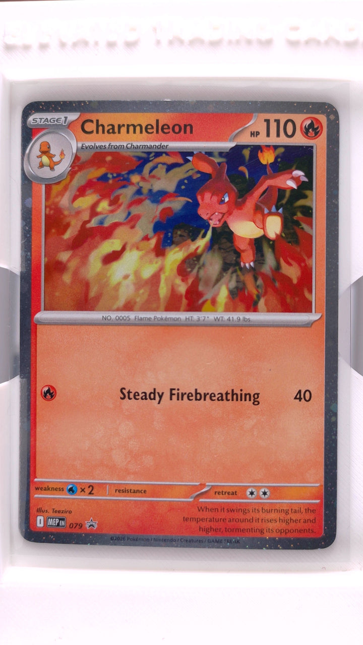 Pokémon: Mega Evolution — Chaos Rising Charmeleon #079 Promo — Front