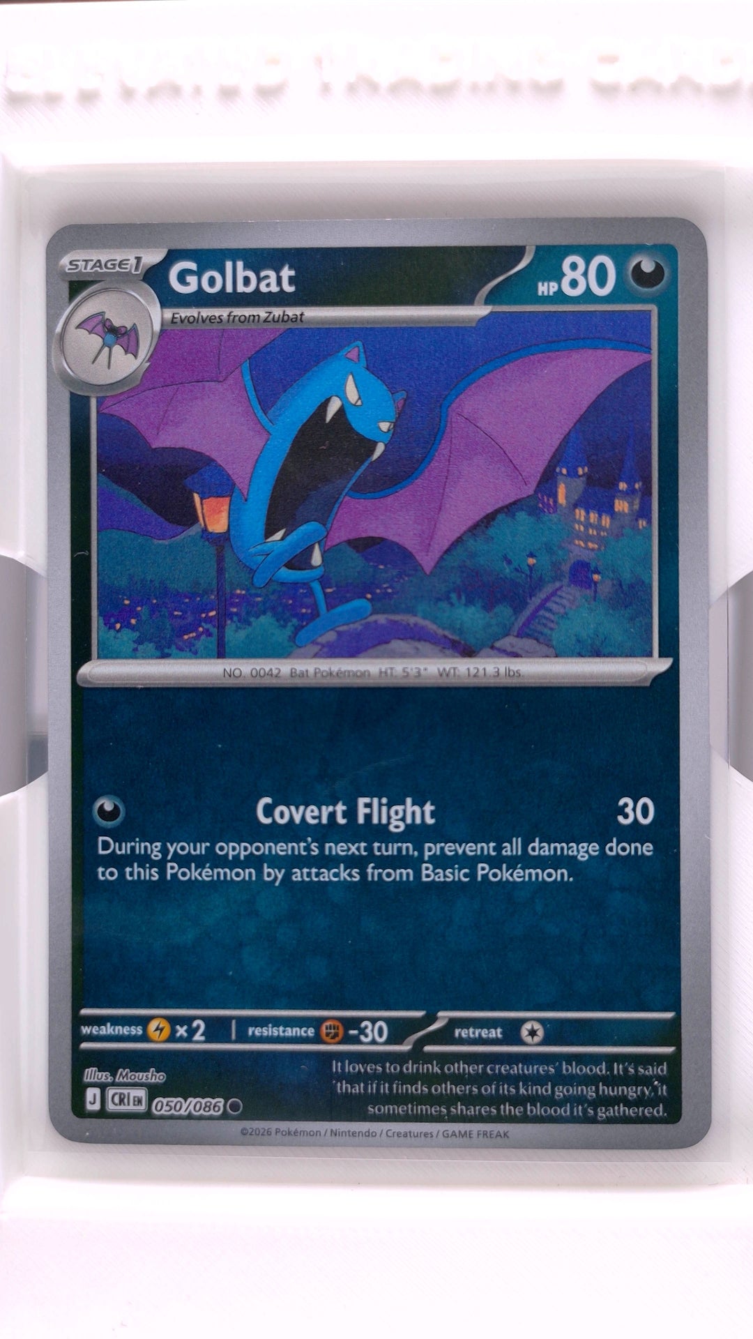 #50 Golbat Reverse Holo Common - front