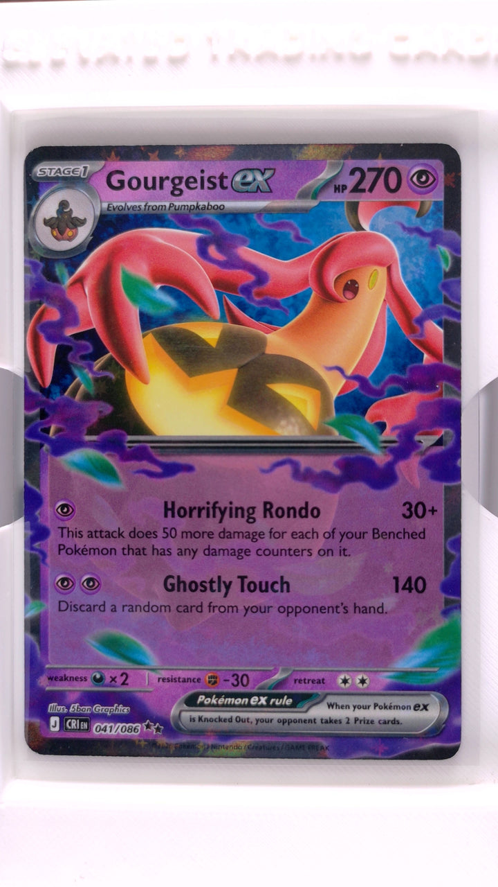 Pokémon: Mega Evolution — Chaos Rising Gourgeist ex #041/086 Double Rare — Front