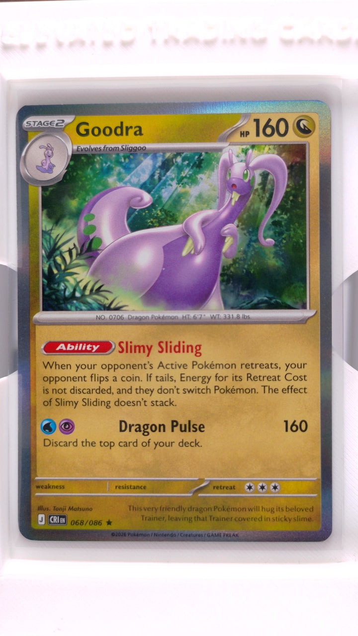 Pokémon: Mega Evolution — Chaos Rising Goodra #068/086 Rare Holo — Front