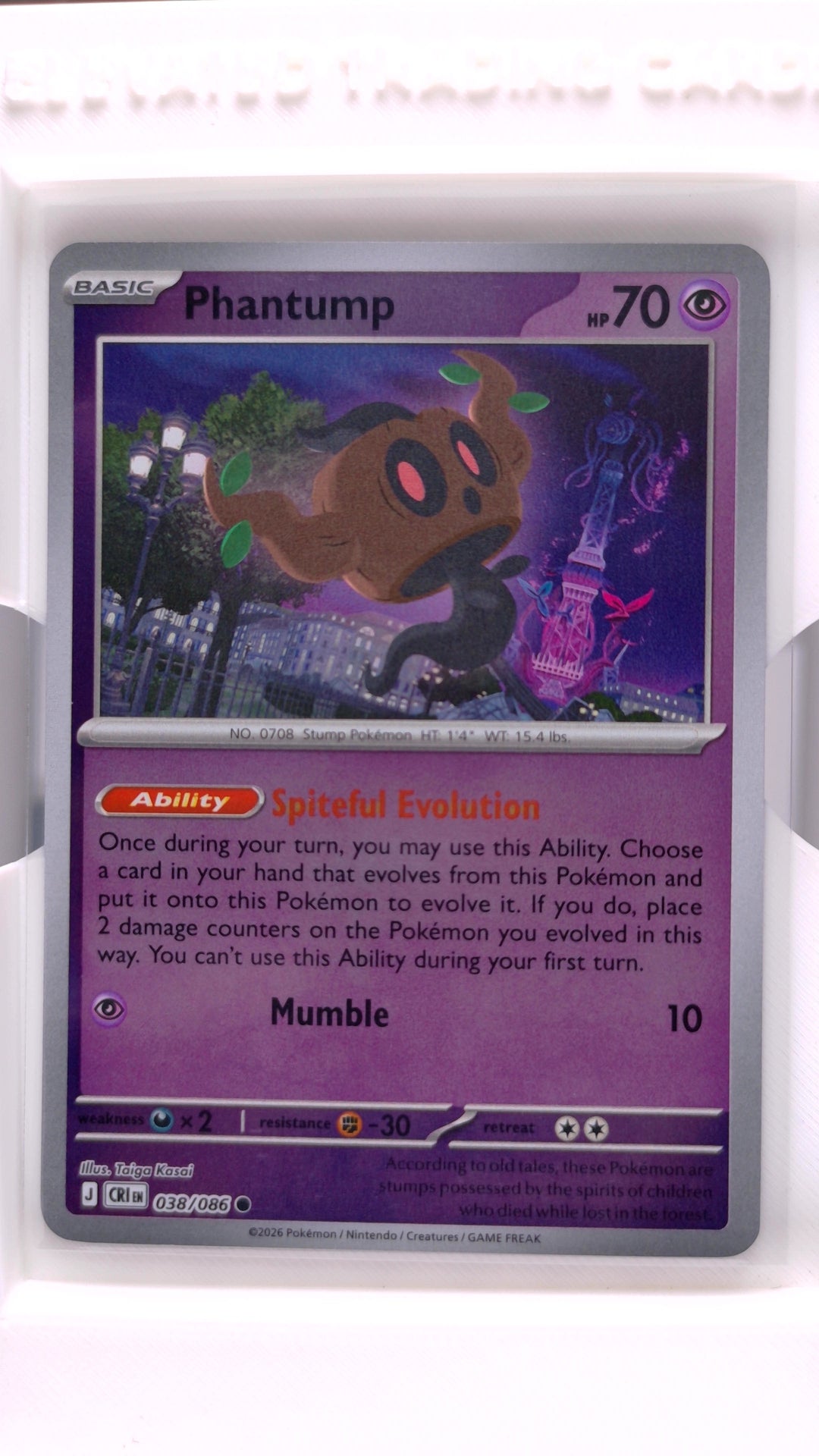 #38 Phantump Reverse Holo Common - front