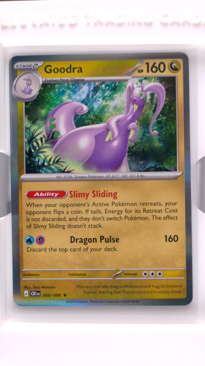 Pokémon: Mega Evolution — Chaos Rising Goodra #068/086 Rare Holo — Front