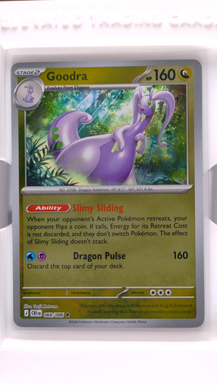 Pokémon: Mega Evolution — Chaos Rising Goodra #068/086 Rare Reverse Holo — Front