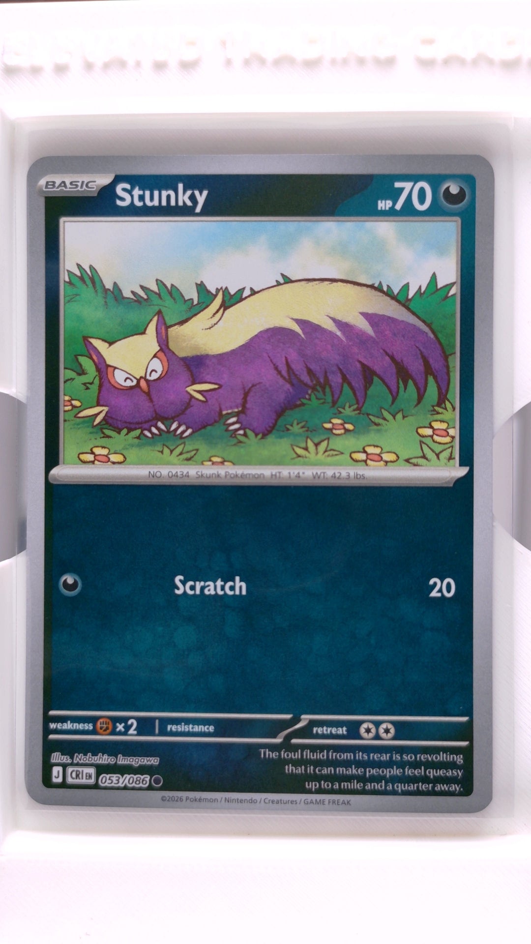 #53 Stunky Reverse Holo Common - front