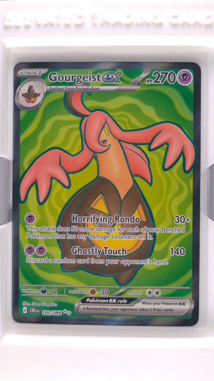 Pokémon: Mega Evolution — Chaos Rising Gourgeist ex #102/086 Ultra Rare — Front