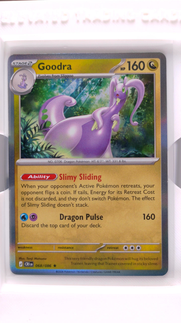 Pokémon: Mega Evolution — Chaos Rising Goodra #068/086 Rare Holo — Front