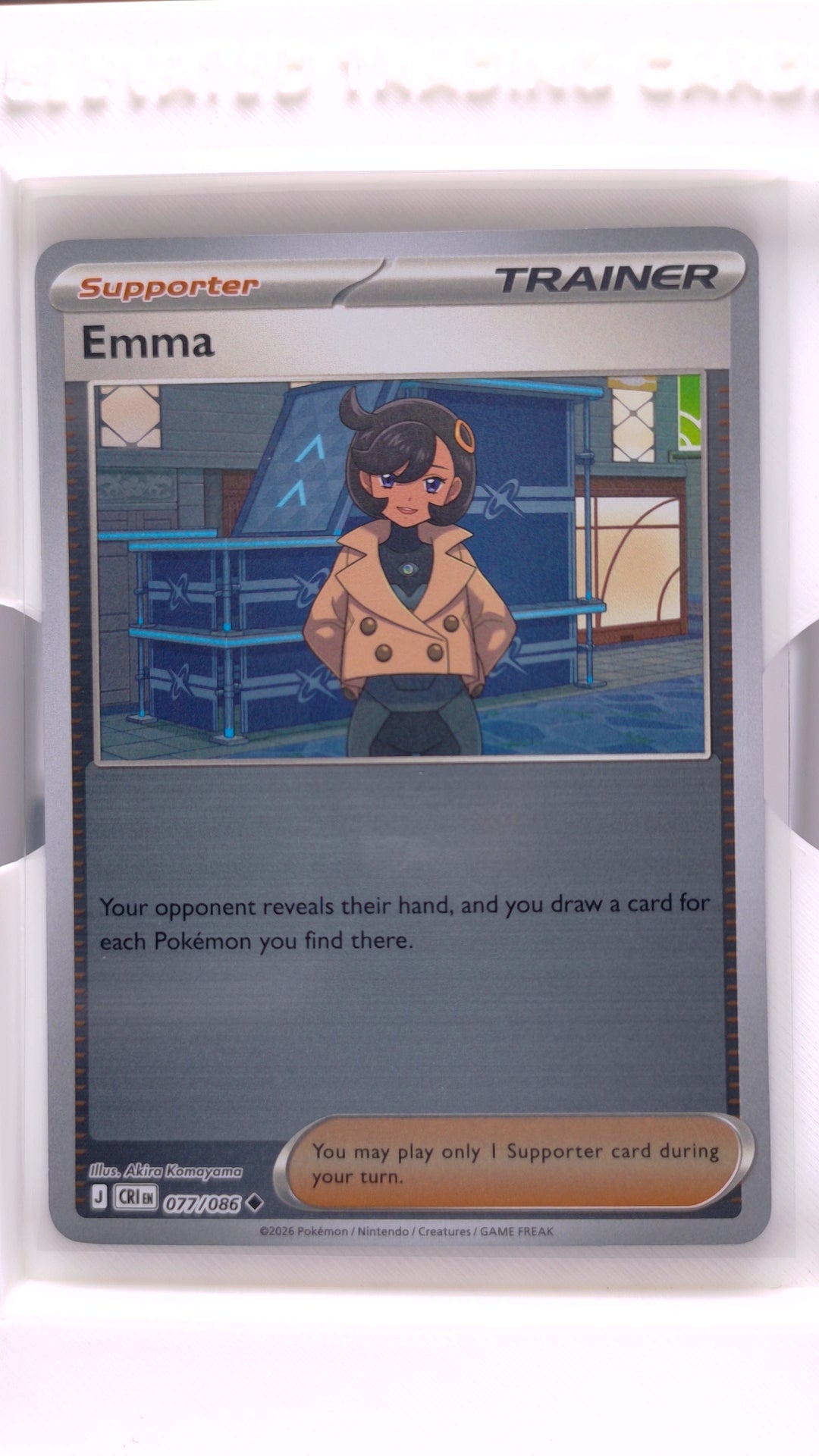 #77 Emma Reverse Holo Uncommon - front