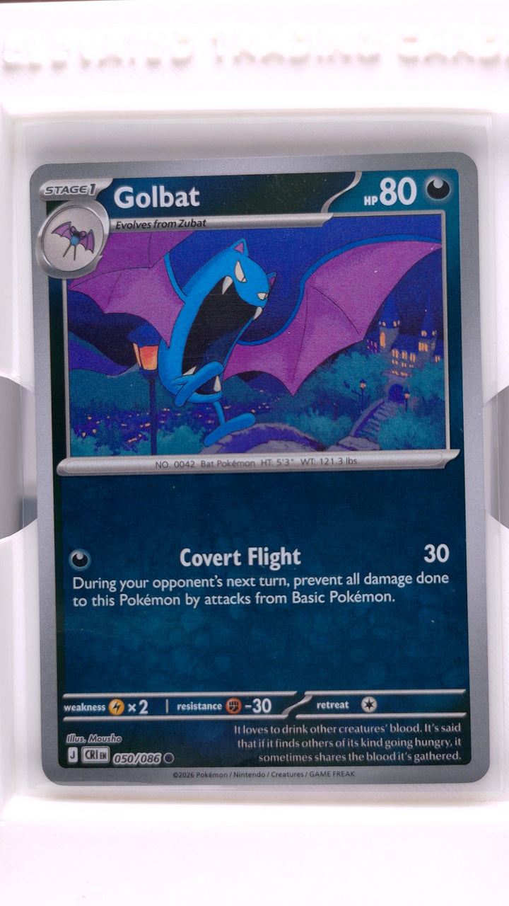 Pokémon: Mega Evolution — Chaos Rising Golbat #050/086 Common Reverse Holo — Front