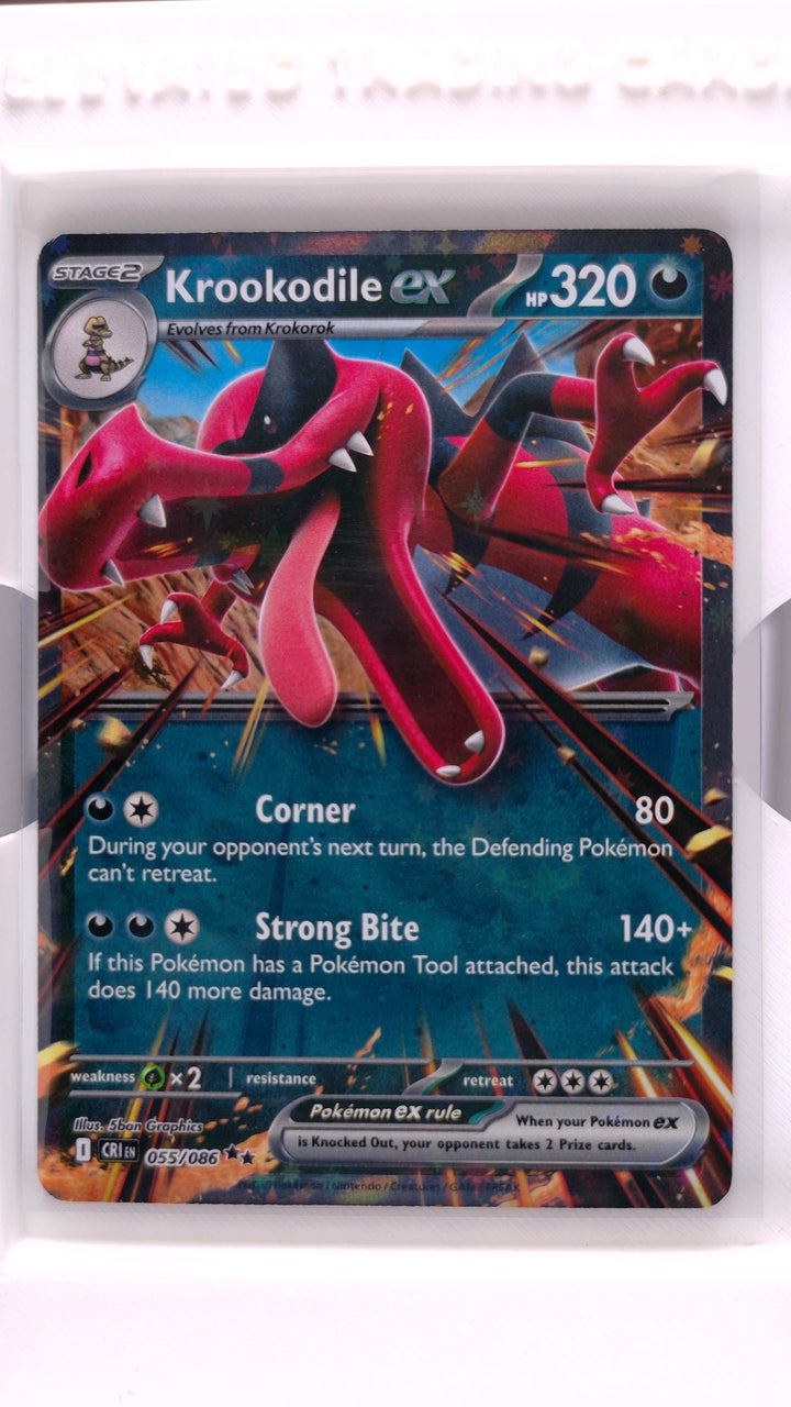 Pokémon: Mega Evolution — Chaos Rising Krookodile ex #055/086 Double Rare — Front