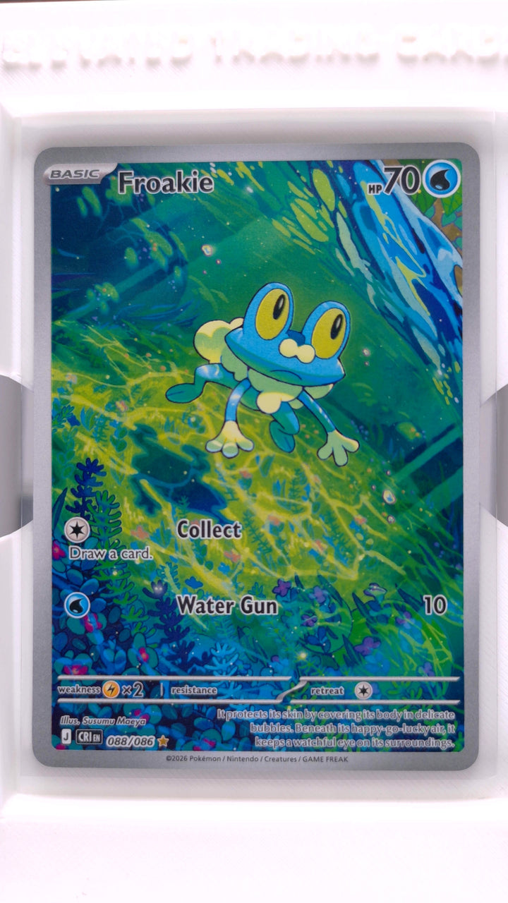 Pokémon: Mega Evolution — Chaos Rising Froakie #088/086 Illustration Rare — Front