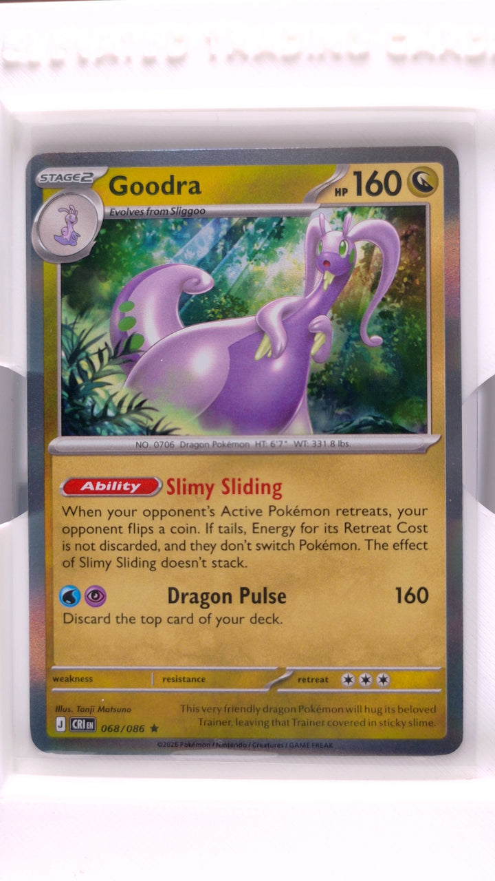 Pokémon: Mega Evolution — Chaos Rising Goodra #068/086 Rare Holo — Front