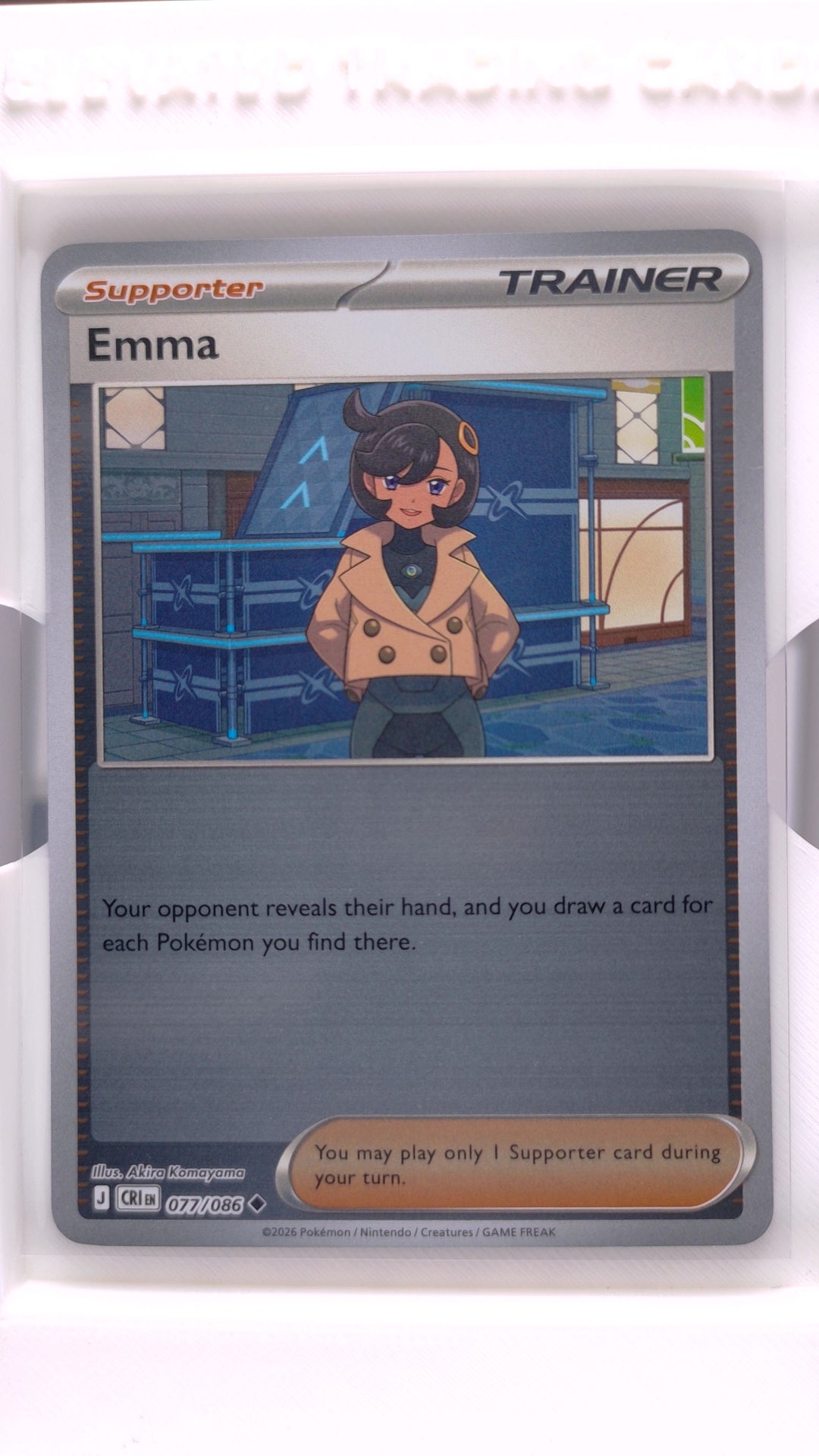 #77 Emma Reverse Holo Uncommon - front