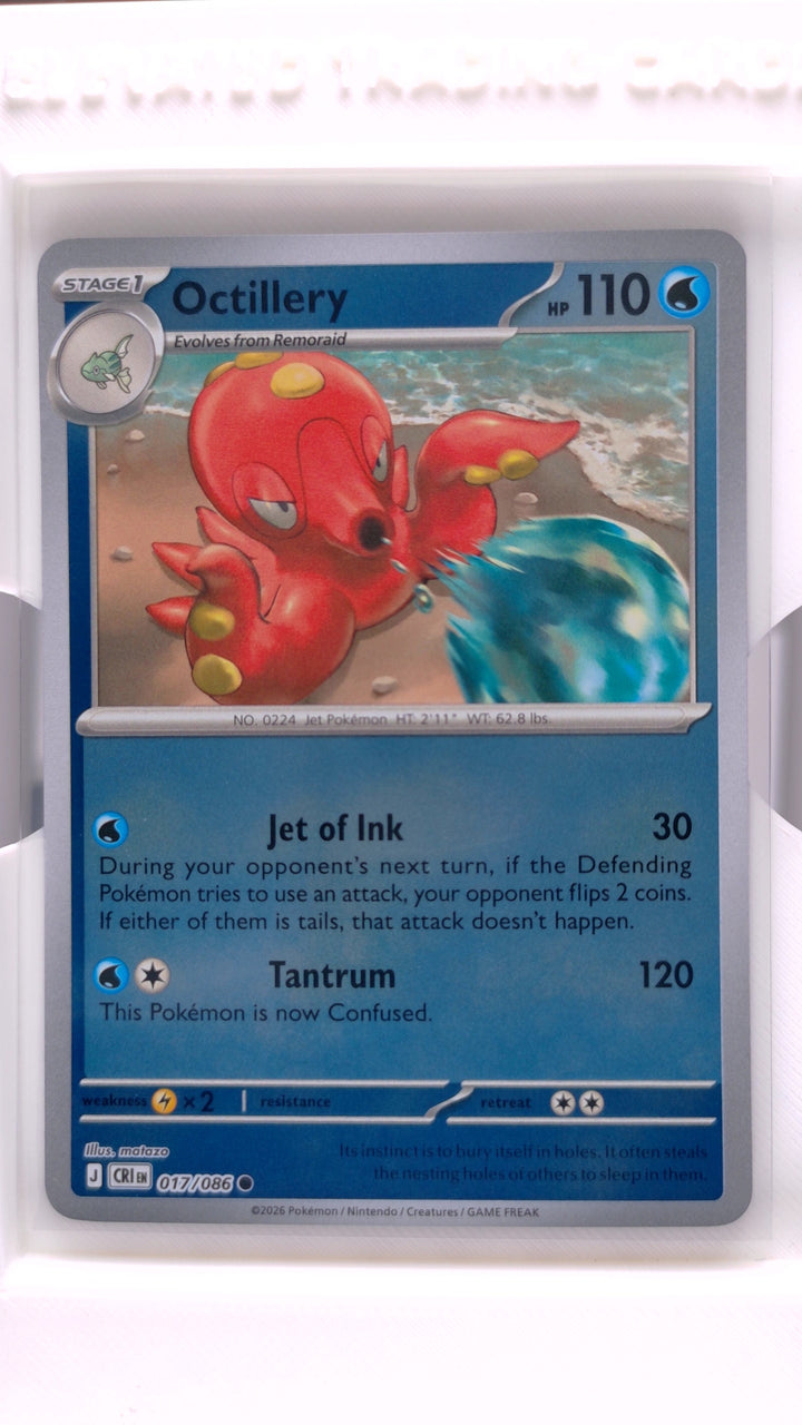 Pokémon: Mega Evolution — Chaos Rising Octillery #017/086 Common Reverse Holo — Front