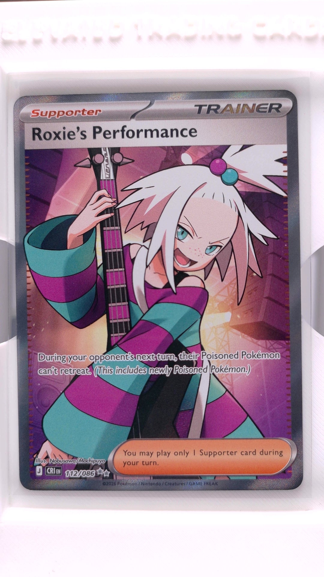 #112 Roxie's Performance Ultra Rare - front