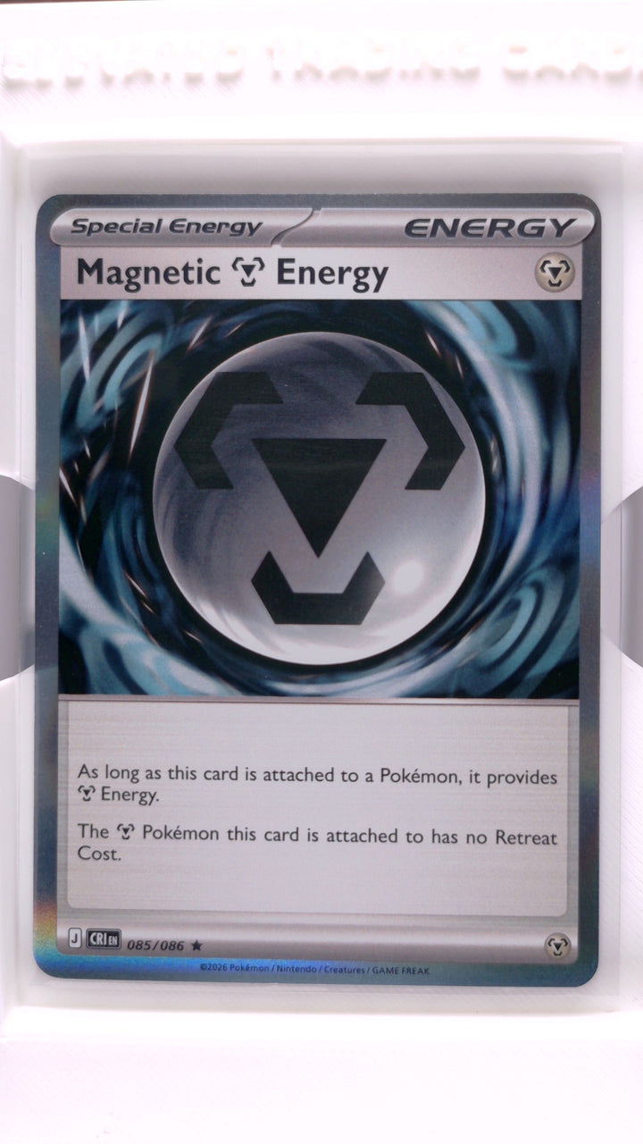 Pokémon: Mega Evolution — Chaos Rising Magnetic Metal Energy #085/086 Rare Holo — Front