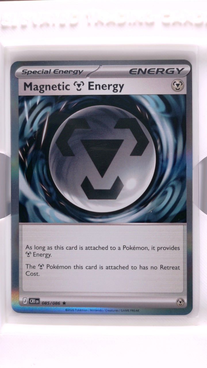 Pokémon: Mega Evolution — Chaos Rising Magnetic Metal Energy #085/086 Rare Holo — Front