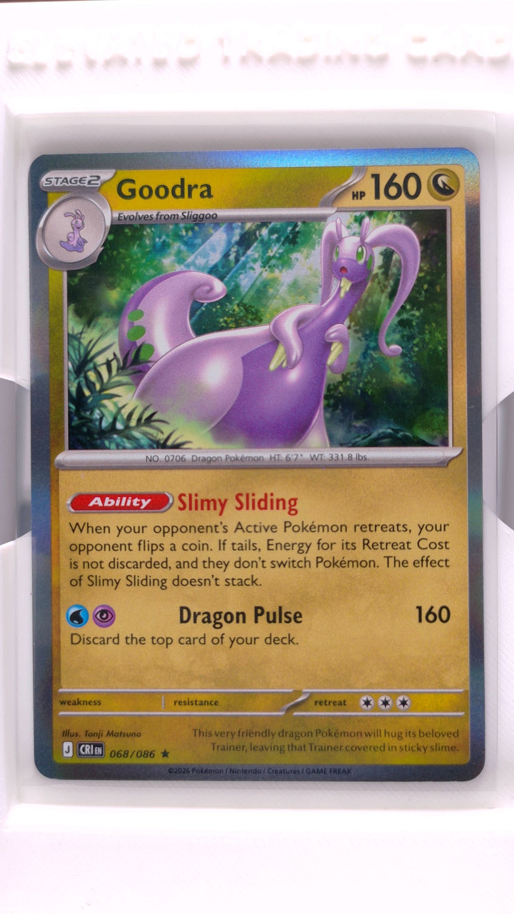 Pokémon: Mega Evolution — Chaos Rising Goodra #068/086 Rare Holo — Front