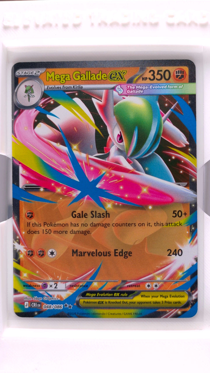 Pokémon: Mega Evolution — Chaos Rising Mega Gallade ex #048/086 Double Rare — Front