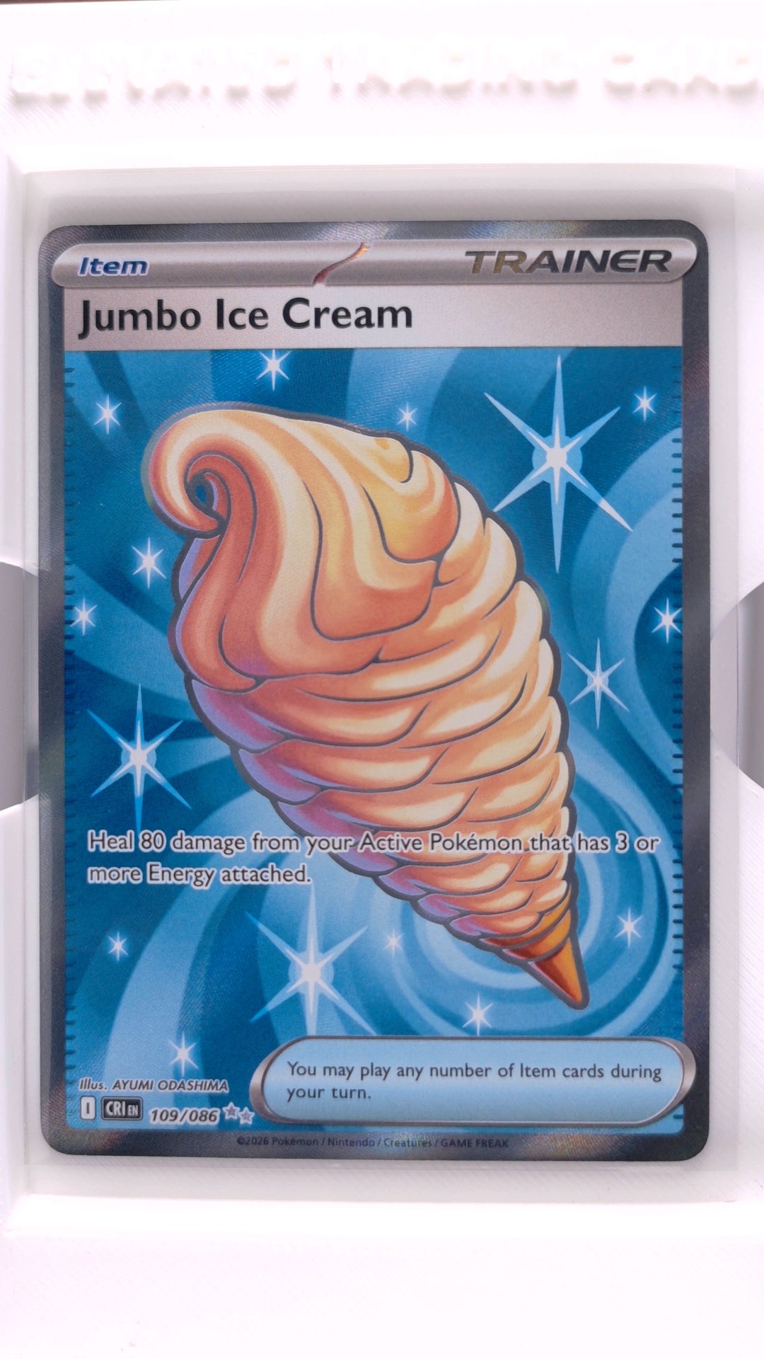 #109 Jumbo Ice Cream Ultra Rare - front