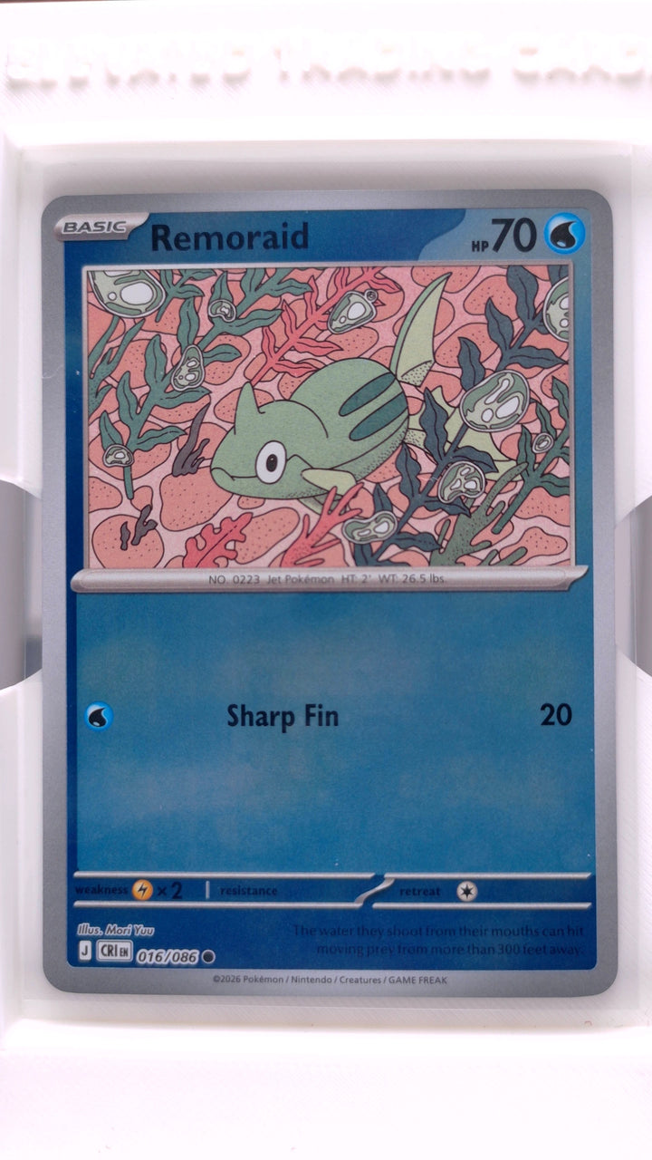 Pokémon: Mega Evolution — Chaos Rising Remoraid #016/086 Common Reverse Holo — Front