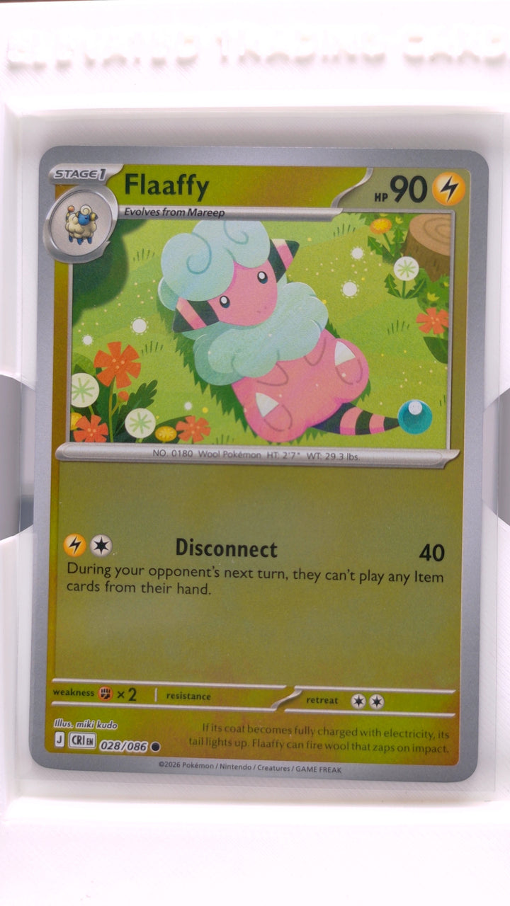 Pokémon: Mega Evolution — Chaos Rising Flaaffy #028/086 Common Reverse Holo — Front