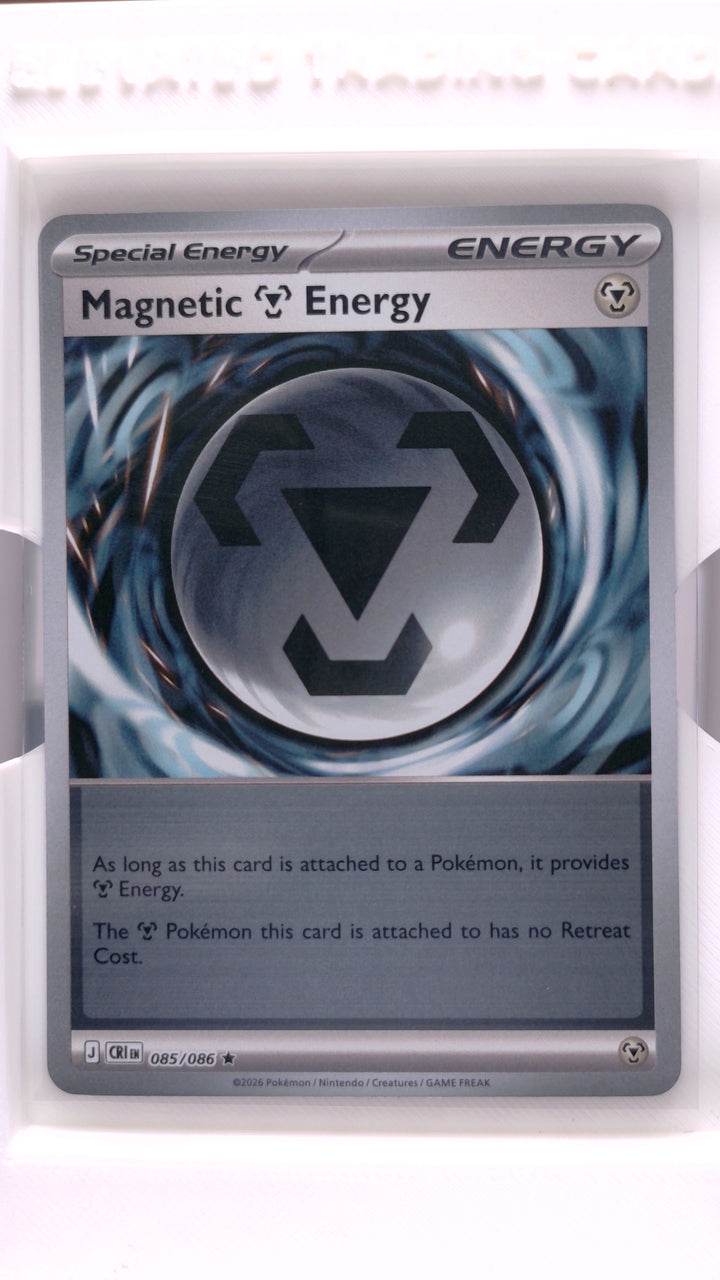 Pokémon: Mega Evolution — Chaos Rising Magnetic Metal Energy #085/086 Rare Reverse Holo — Front