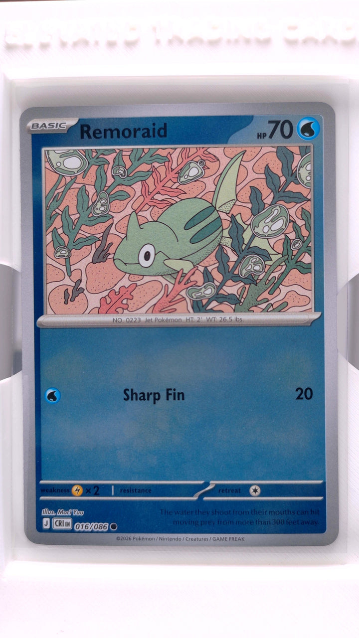 Pokémon: Mega Evolution — Chaos Rising Remoraid #016/086 Common Reverse Holo — Front