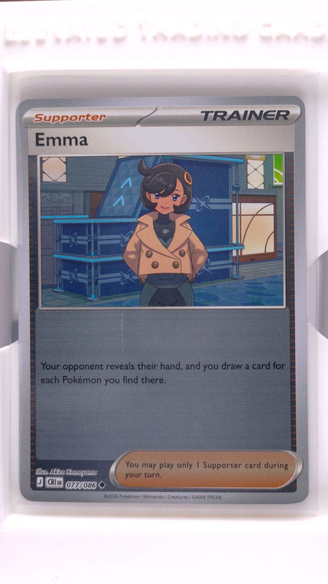 #77 Emma Reverse Holo Uncommon - front