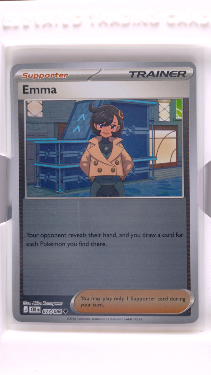 Pokémon: Mega Evolution — Chaos Rising Emma #077/086 Uncommon Reverse Holo — Front