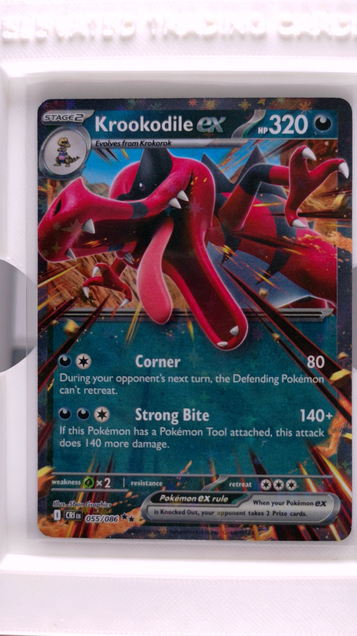 Pokémon: Mega Evolution — Chaos Rising Krookodile ex #055/086 Double Rare — Front