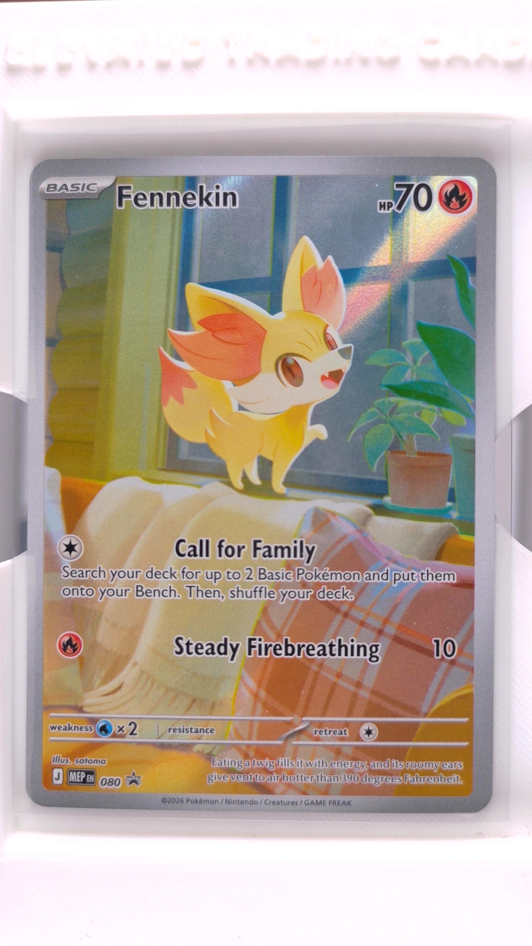 #80 Fennekin Promo - front