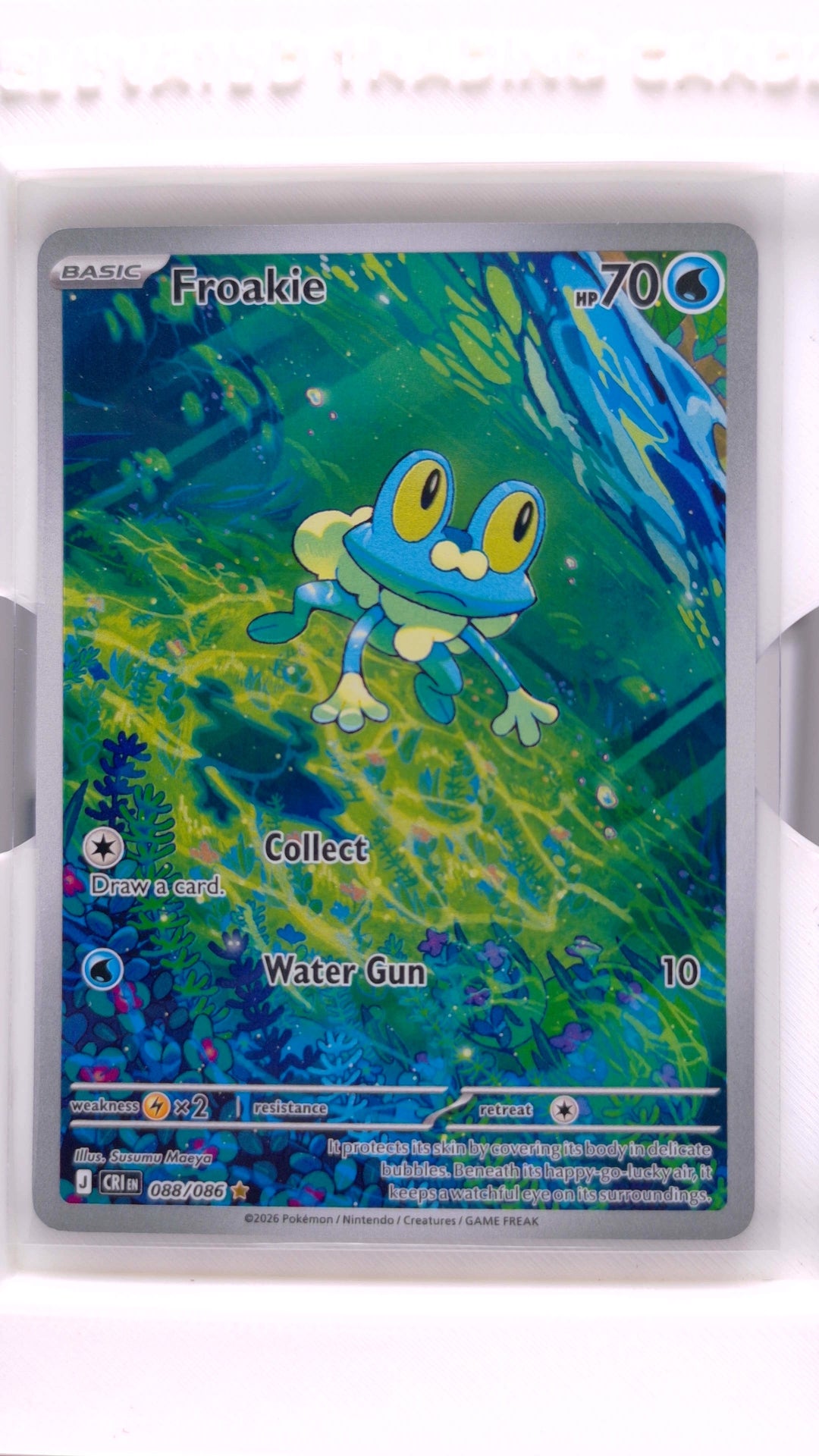 #88 Froakie Illustration Rare - front