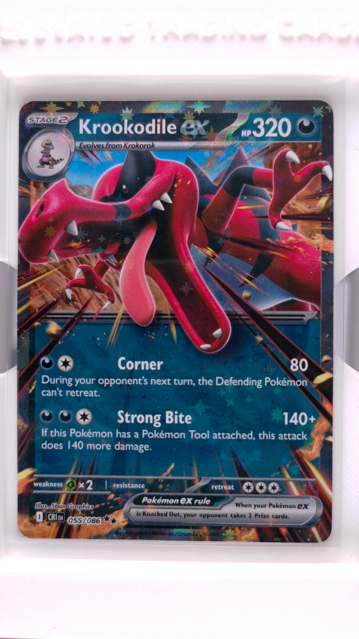 Pokémon: Mega Evolution — Chaos Rising Krookodile ex #055/086 Double Rare — Front