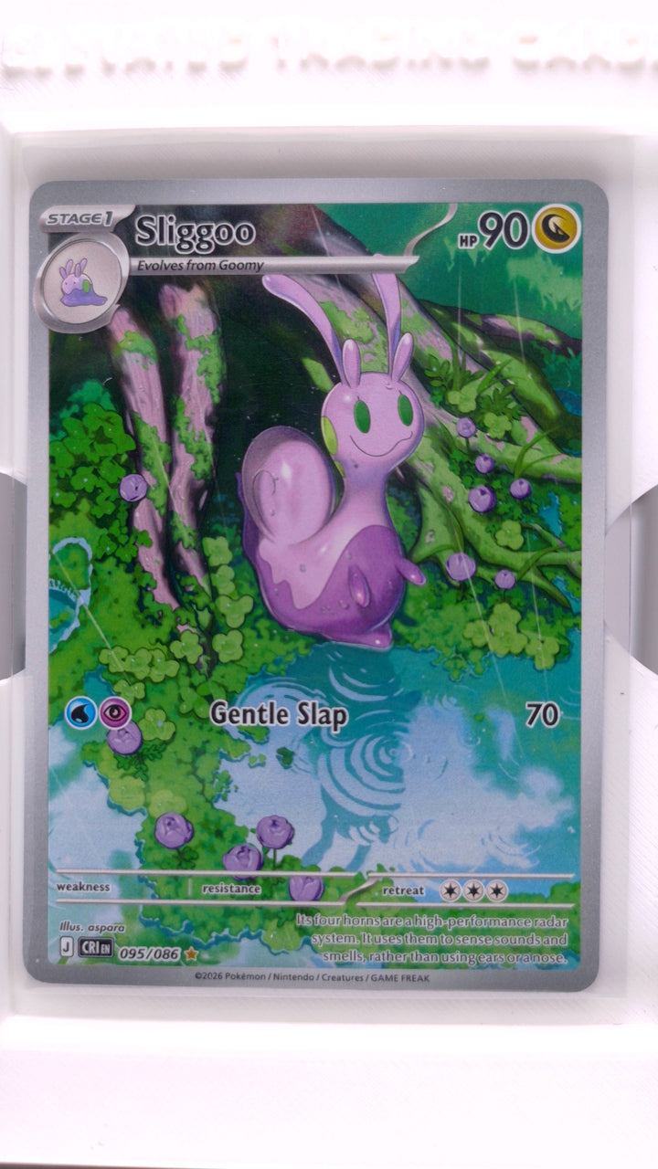 Pokémon: Mega Evolution — Chaos Rising Sliggoo #095/086 Illustration Rare — Front