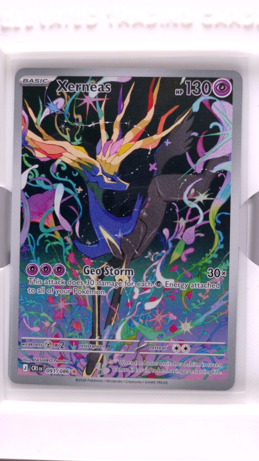 #91 Xerneas Illustration Rare - front