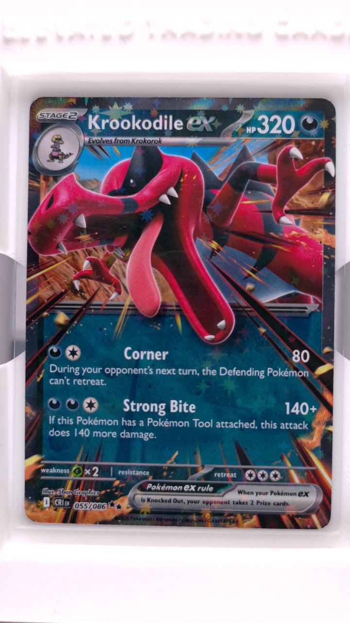 Pokémon: Mega Evolution — Chaos Rising Krookodile ex #055/086 Double Rare — Front