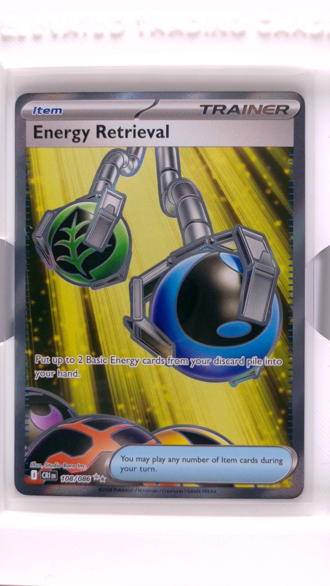 #108 Energy Retrieval Ultra Rare - front