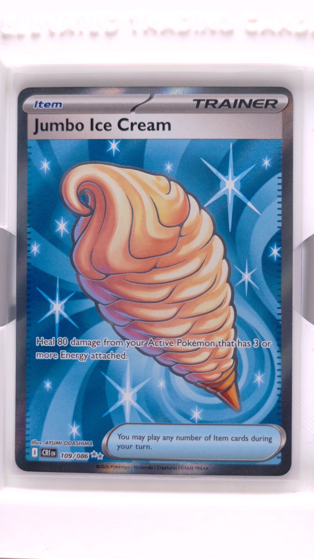 #109 Jumbo Ice Cream Ultra Rare - front