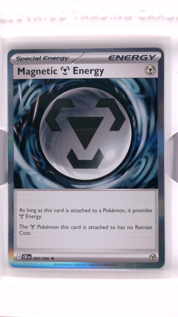 Pokémon: Mega Evolution — Chaos Rising Magnetic Metal Energy #085/086 Rare Holo — Front