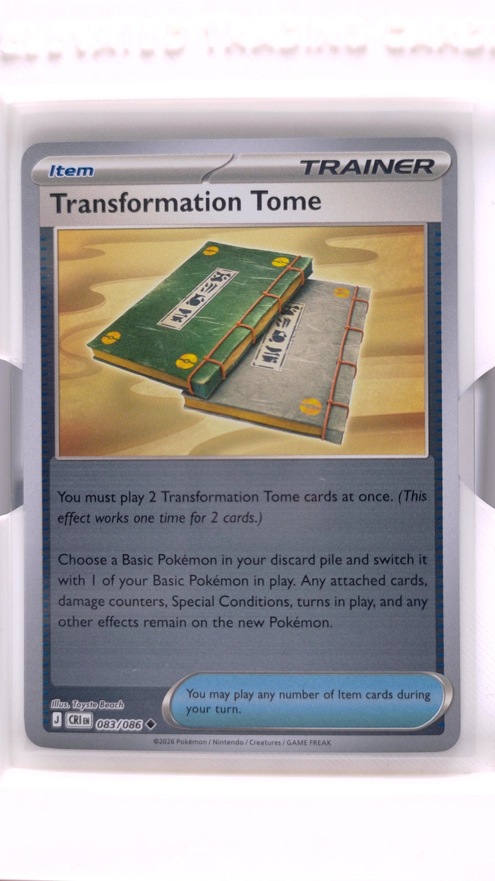 Pokémon: Mega Evolution — Chaos Rising Transformation Tome #083/086 Uncommon Reverse Holo — Front
