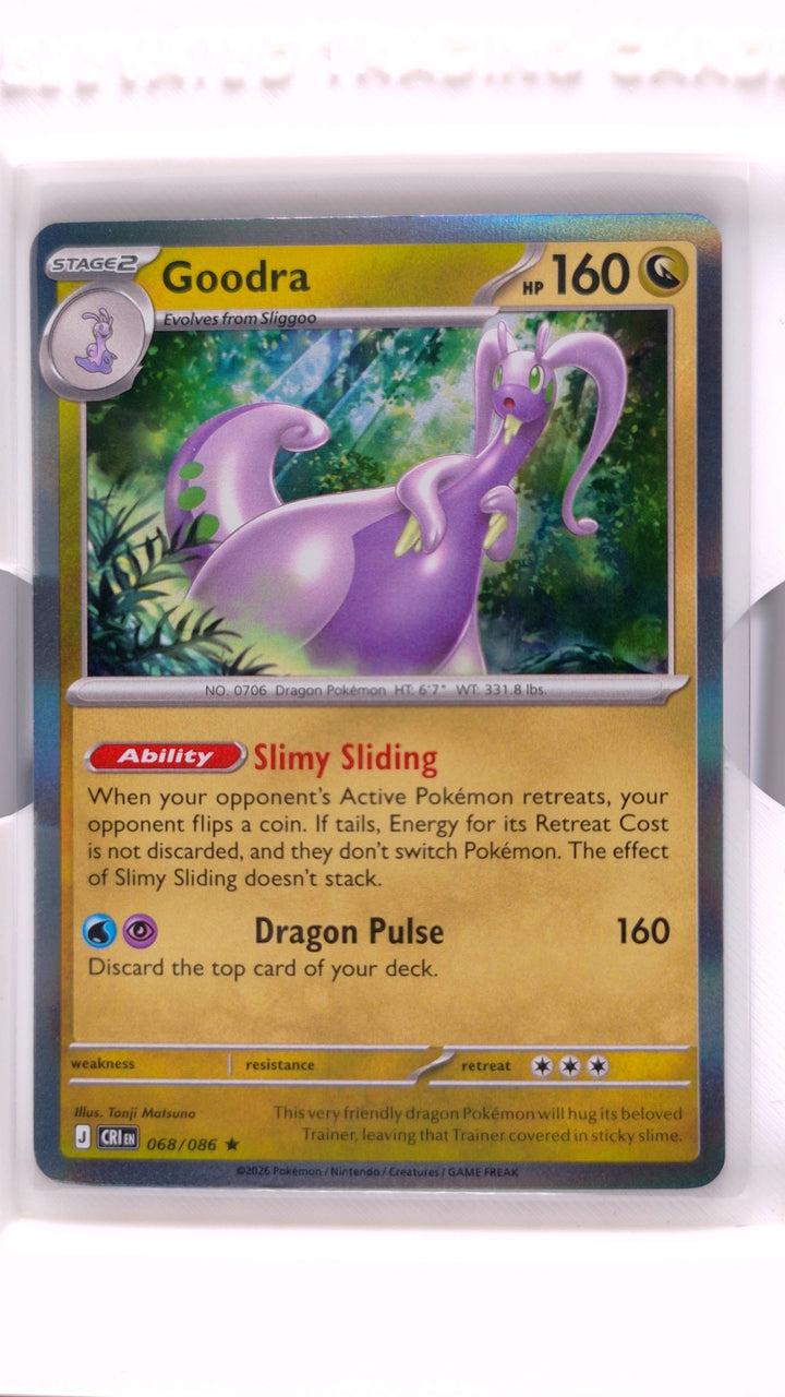 Pokémon: Mega Evolution — Chaos Rising Goodra #068/086 Rare Holo — Front