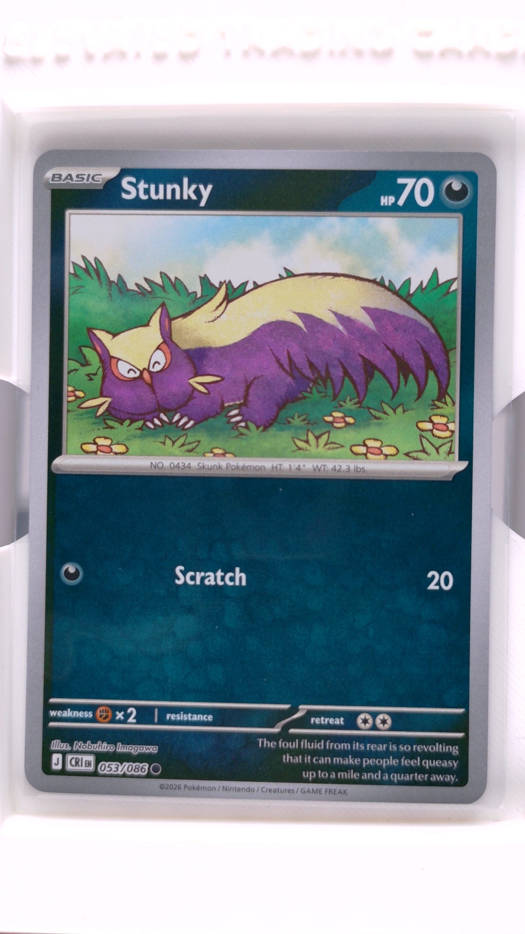#53 Stunky Reverse Holo Common - front