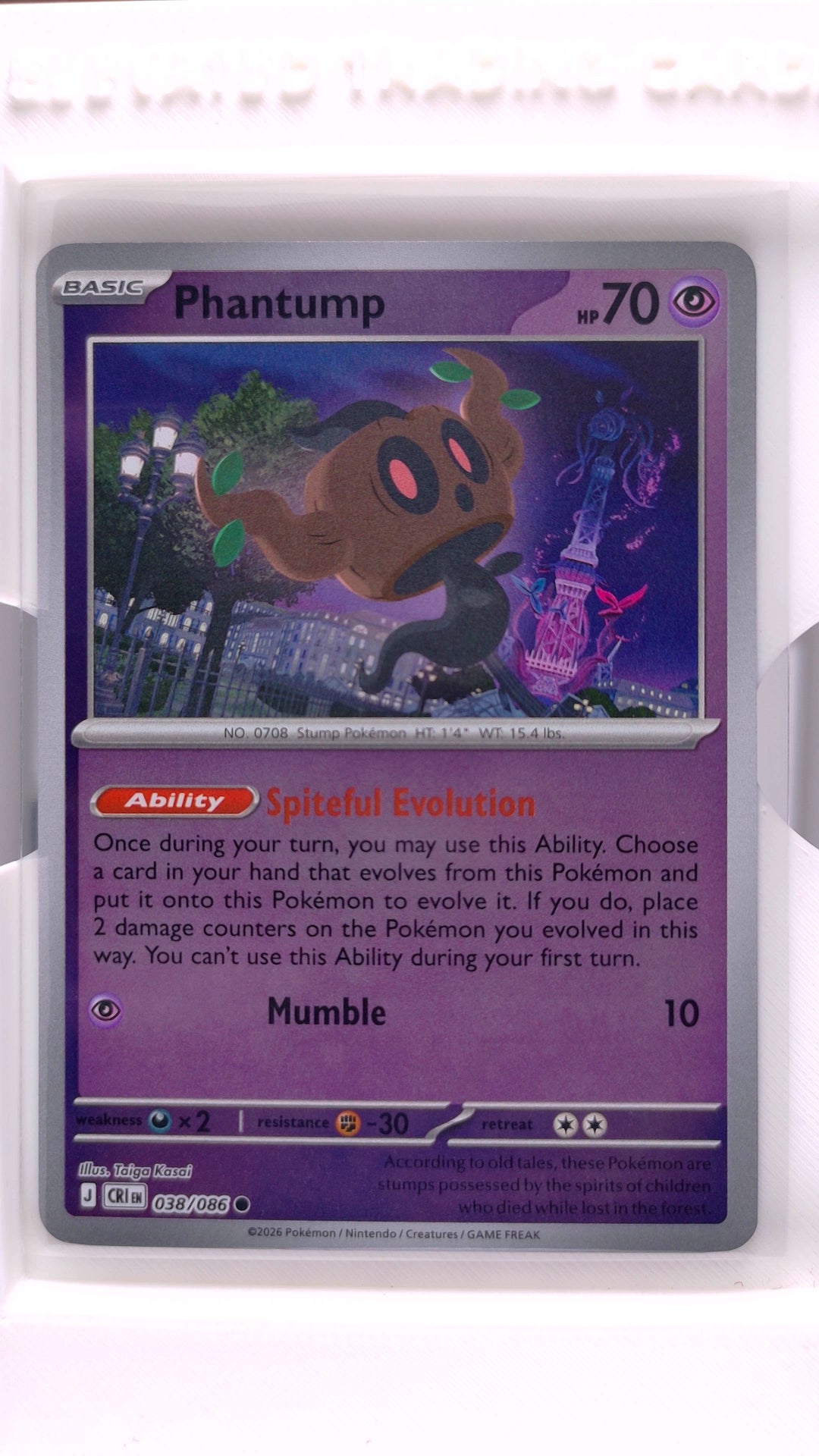 #38 Phantump Reverse Holo Common - front
