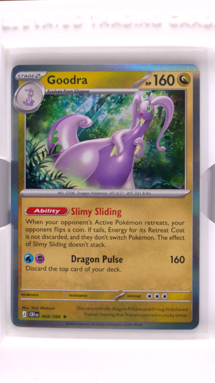 Pokémon: Mega Evolution — Chaos Rising Goodra #068/086 Rare Holo — Front