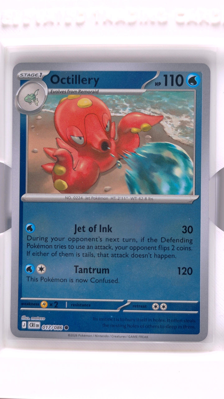 Pokémon: Mega Evolution — Chaos Rising Octillery #017/086 Common Reverse Holo — Front