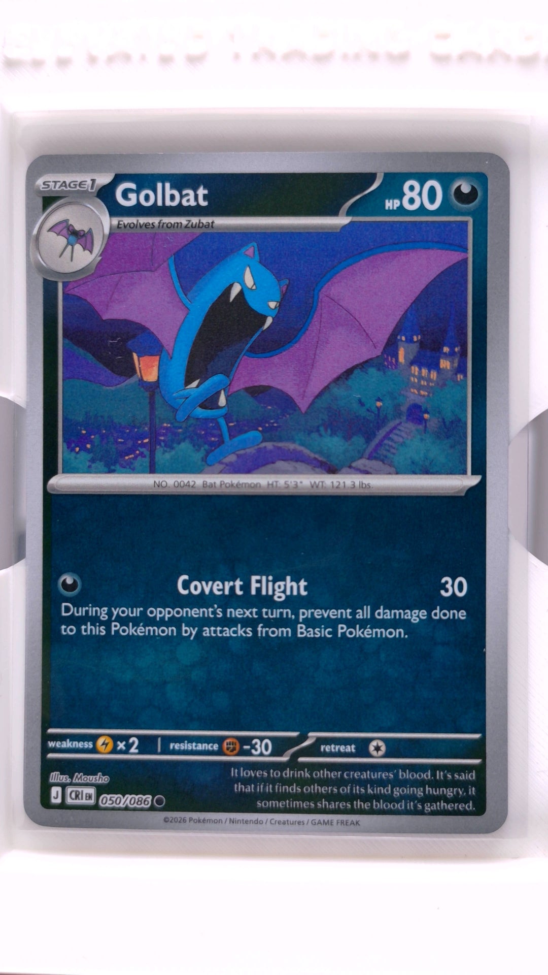 #50 Golbat Reverse Holo Common - front