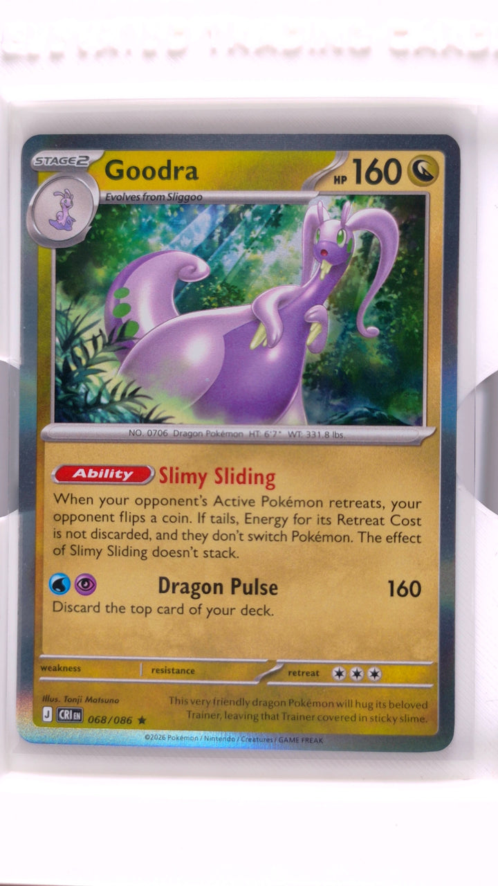 Pokémon: Mega Evolution — Chaos Rising Goodra #068/086 Rare Holo — Front