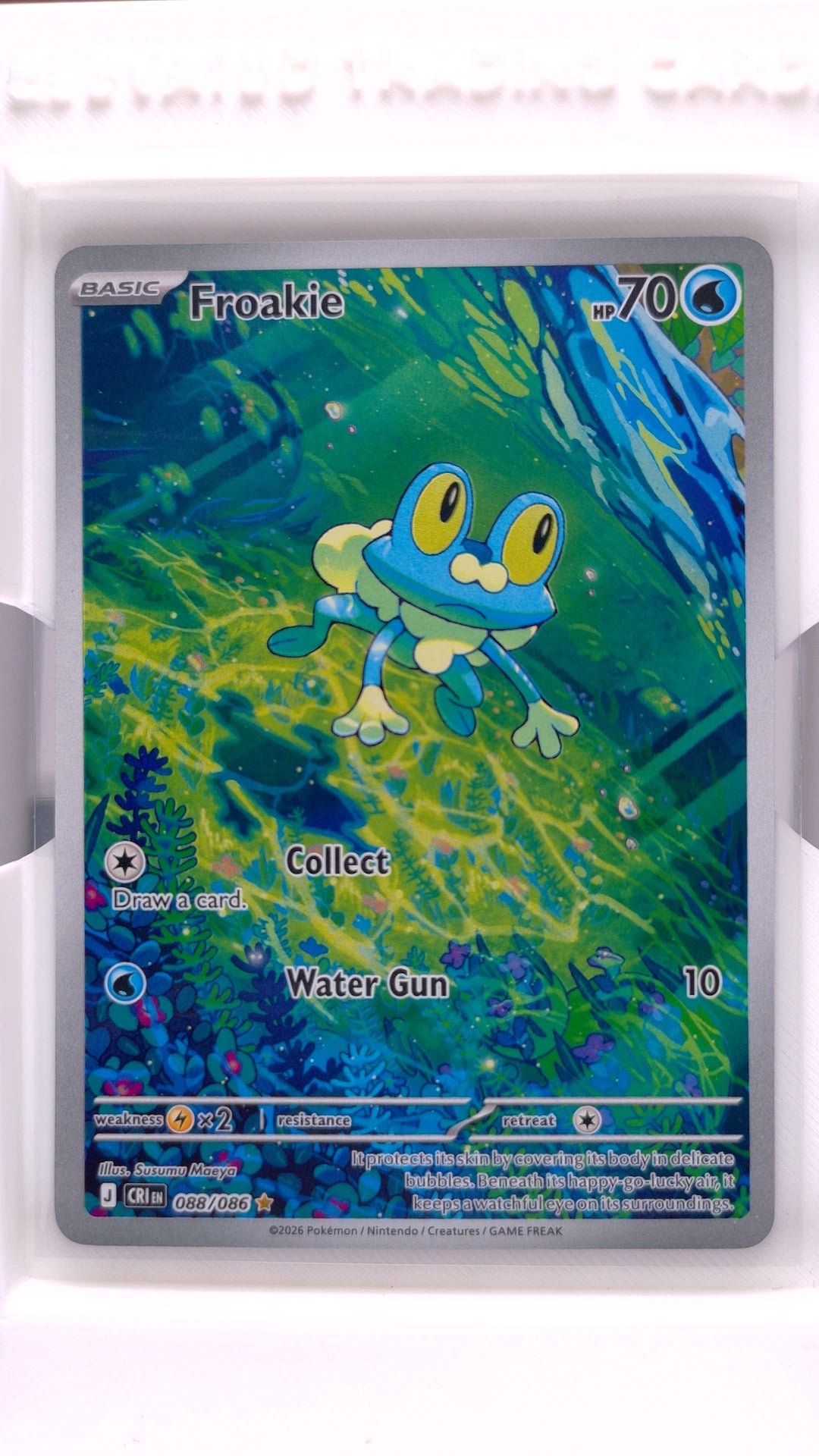 #88 Froakie Illustration Rare - front