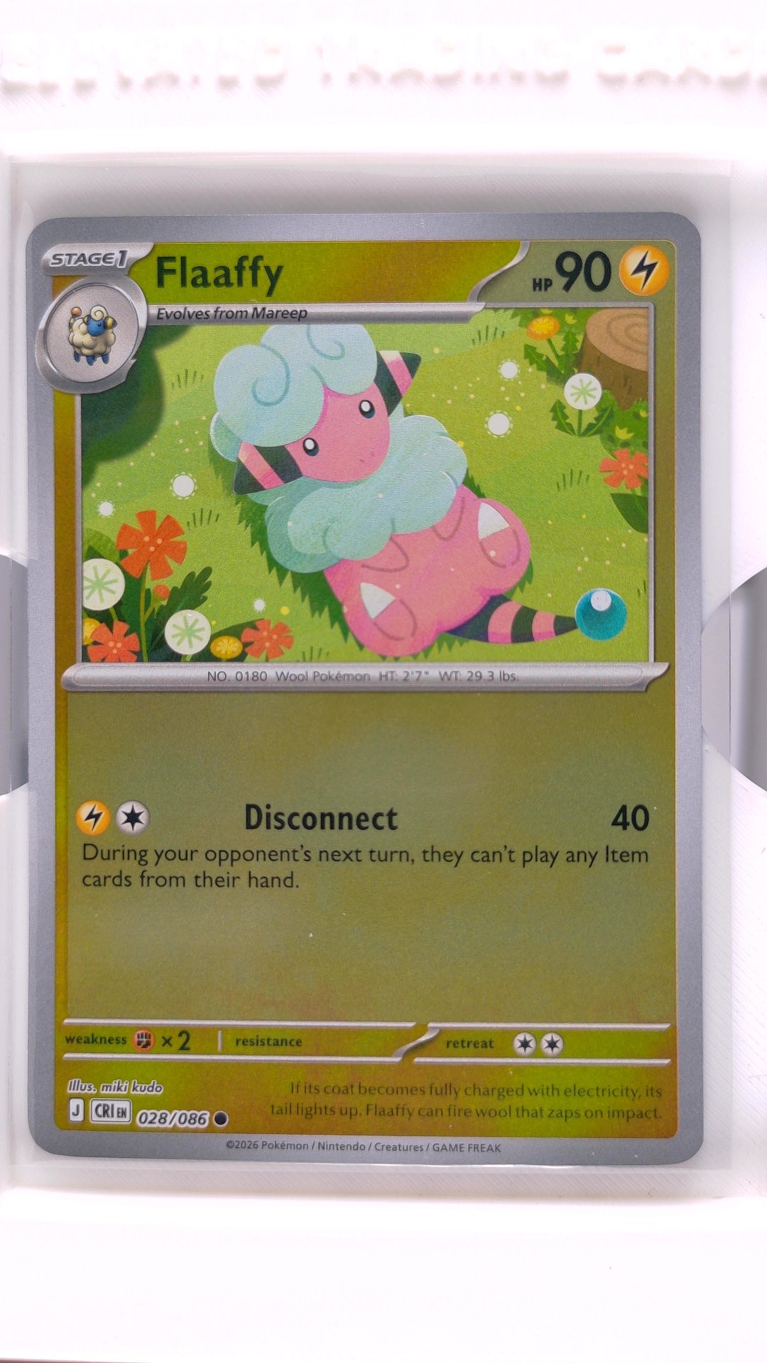 #28 Flaaffy Reverse Holo Common - front